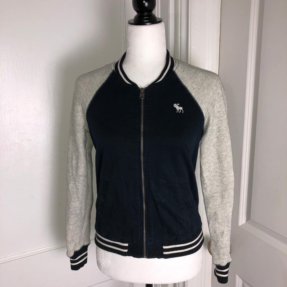 Abercrombie & Fitch Zip Varsity Jacket Size XS